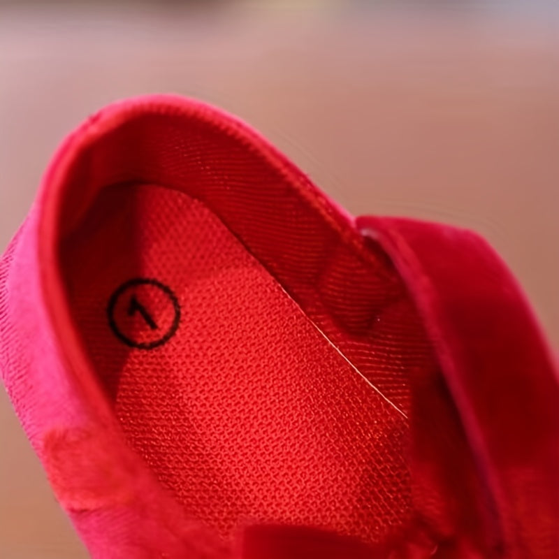 Baby Girls Mary Jane Flats With Bowknot First Walker Shoes Crib Shoes Princess Wedding Party Christmas Dress Shoes