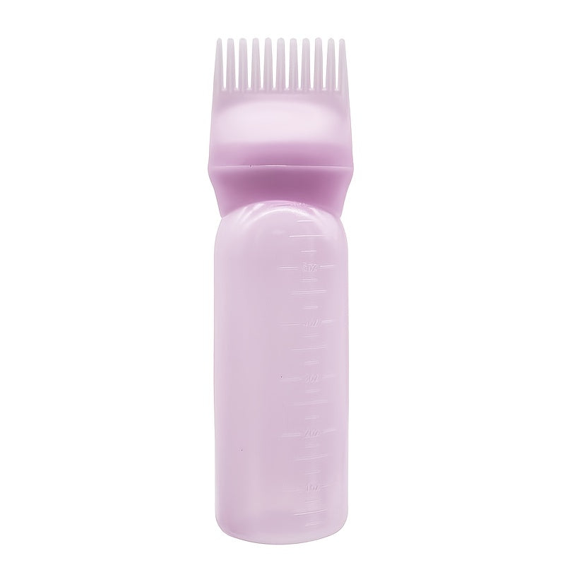 1pc Plastic Dry Cleaning Bottle For Hair Dyeing And Washing Bottle With Graded Thickening Hair Dyeing Bottle For Hair Dyeing Cream Bottle For Perm
