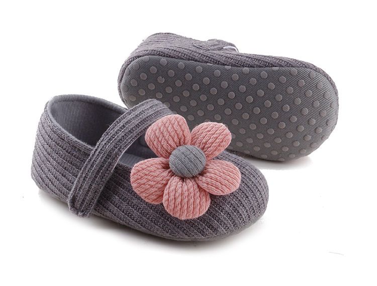 Baby Girls Cute Flower Princess Shoes, Soft Sole Lightweight Breathable Princess Flats, Toddler Shoes For Walking