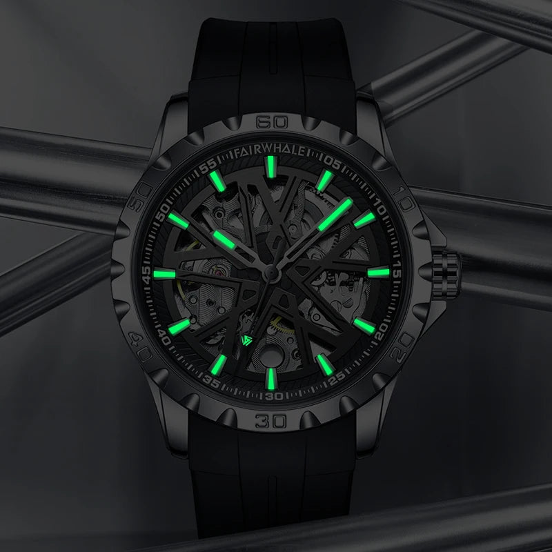 Mark Fairwhale High Quality Original Luxury Watch Sport Dive Wrist Watches Automatic Mechanical Watch for Men