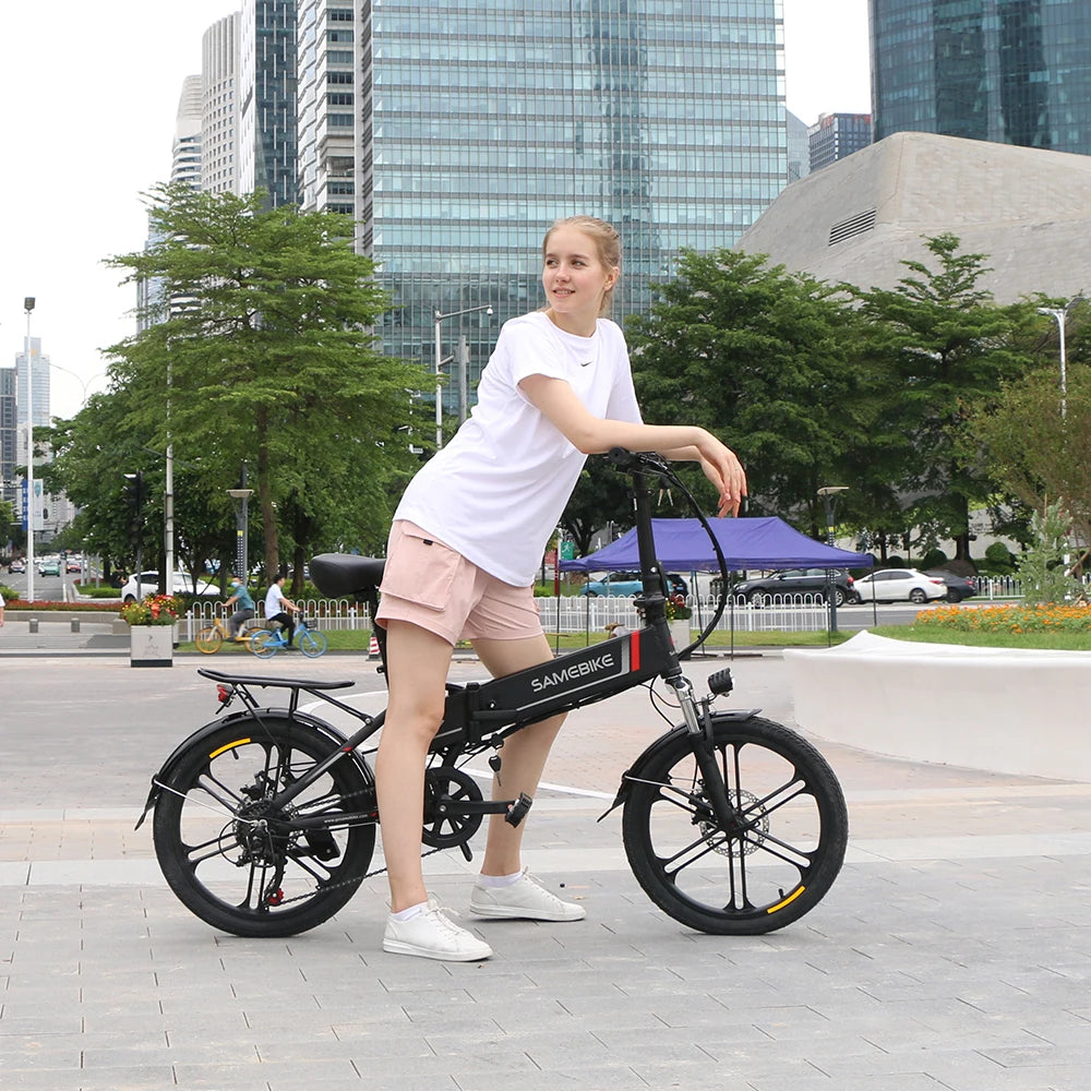 EU Dropshipping Classic Design City Commuting Ebike 20inch Folding Electric Bicycle 48V10AH E-Cycle for Adult
