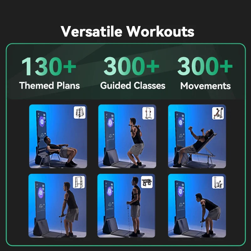 AEKE AEKE K1 Sleek Minimalist Smart Home Gym Abdominal Machine Aluminum Alloy Construction 1500W Motor for Core Muscle