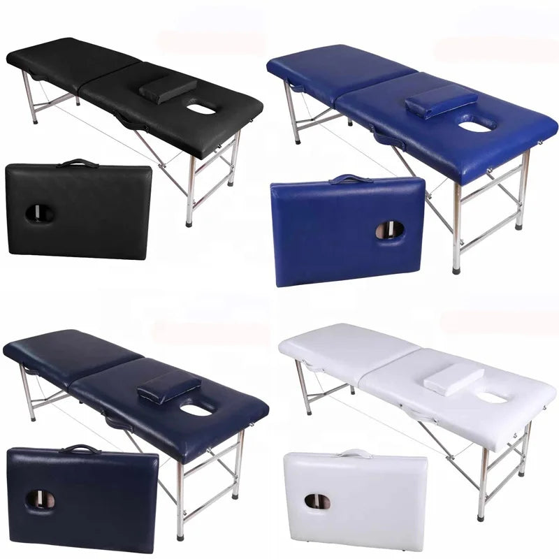 Portable Modern Beauty SPA Tattoo Massage Bed Table Foldable Metal Furniture Facial Treatments Home Hotel Living Room-Topseller