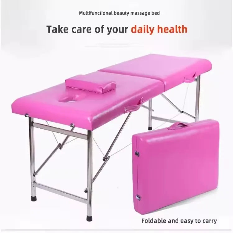 Portable Modern Beauty SPA Tattoo Massage Bed Table Foldable Metal Furniture Facial Treatments Home Hotel Living Room-Topseller