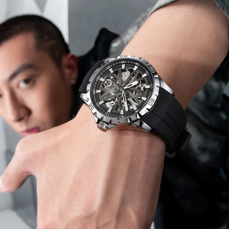 Mark Fairwhale High Quality Original Luxury Watch Sport Dive Wrist Watches Automatic Mechanical Watch for Men