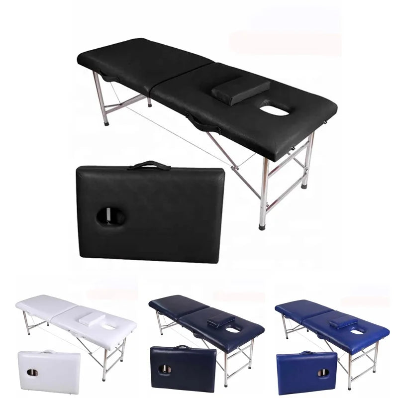 Portable Modern Beauty SPA Tattoo Massage Bed Table Foldable Metal Furniture Facial Treatments Home Hotel Living Room-Topseller