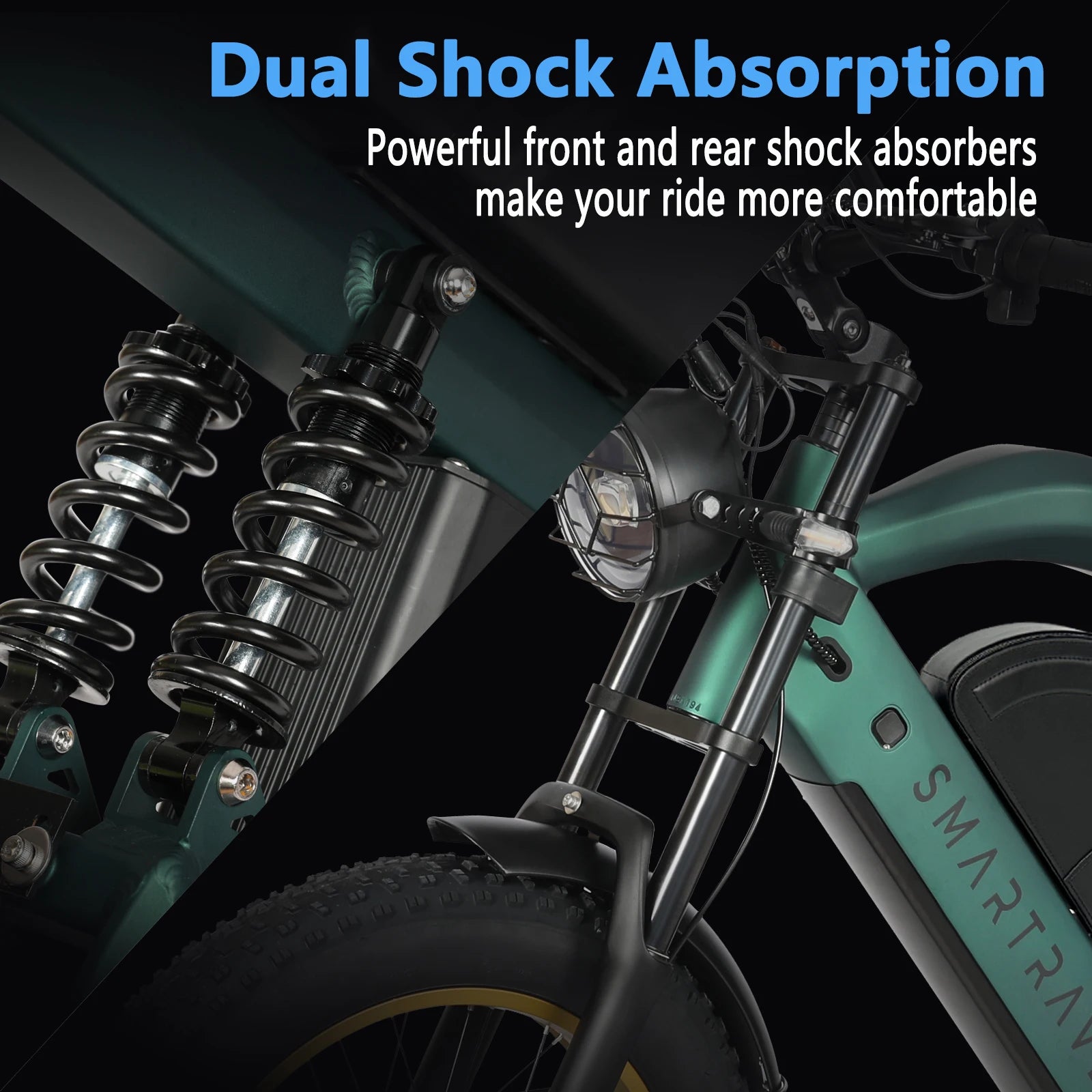 All-terrain Electric Bike 1200W Motor 48V20AH Battery 20*4.0 Tire Mountain E-bicycle 52KM/H Urban E-bicycle Electric motorcycle