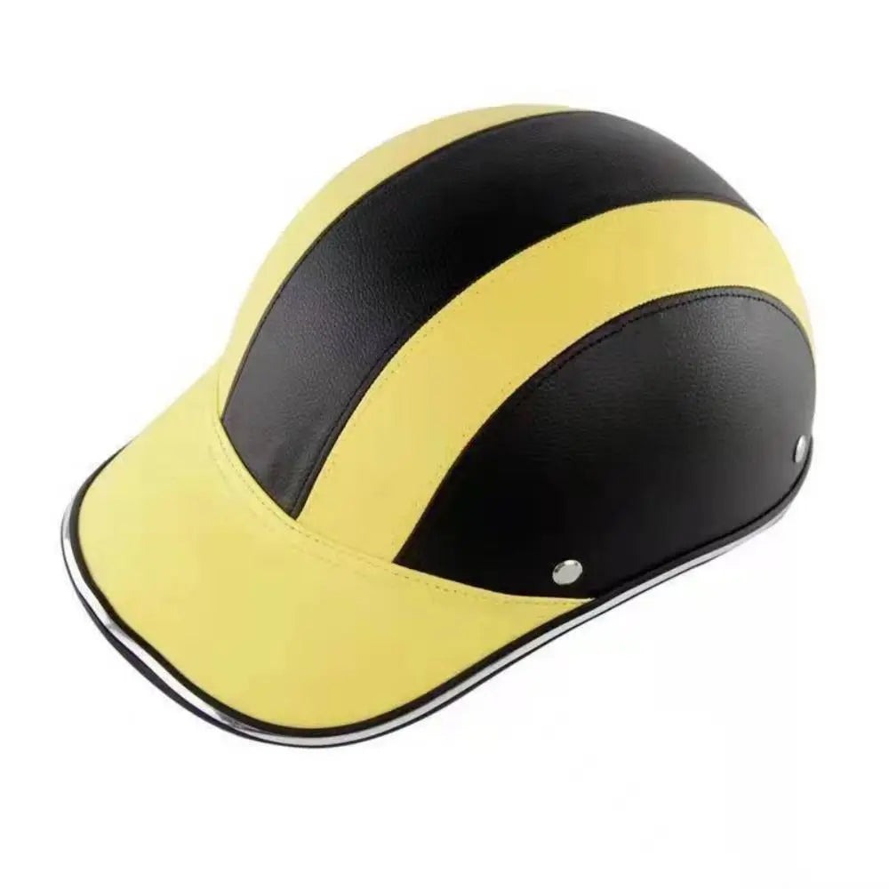 Classic Baseball Cap Style Bicycle Helmet Safety Hard Motorcycle Half Helmet Half Face Anti-UV Bike Hard Hat for Men Women