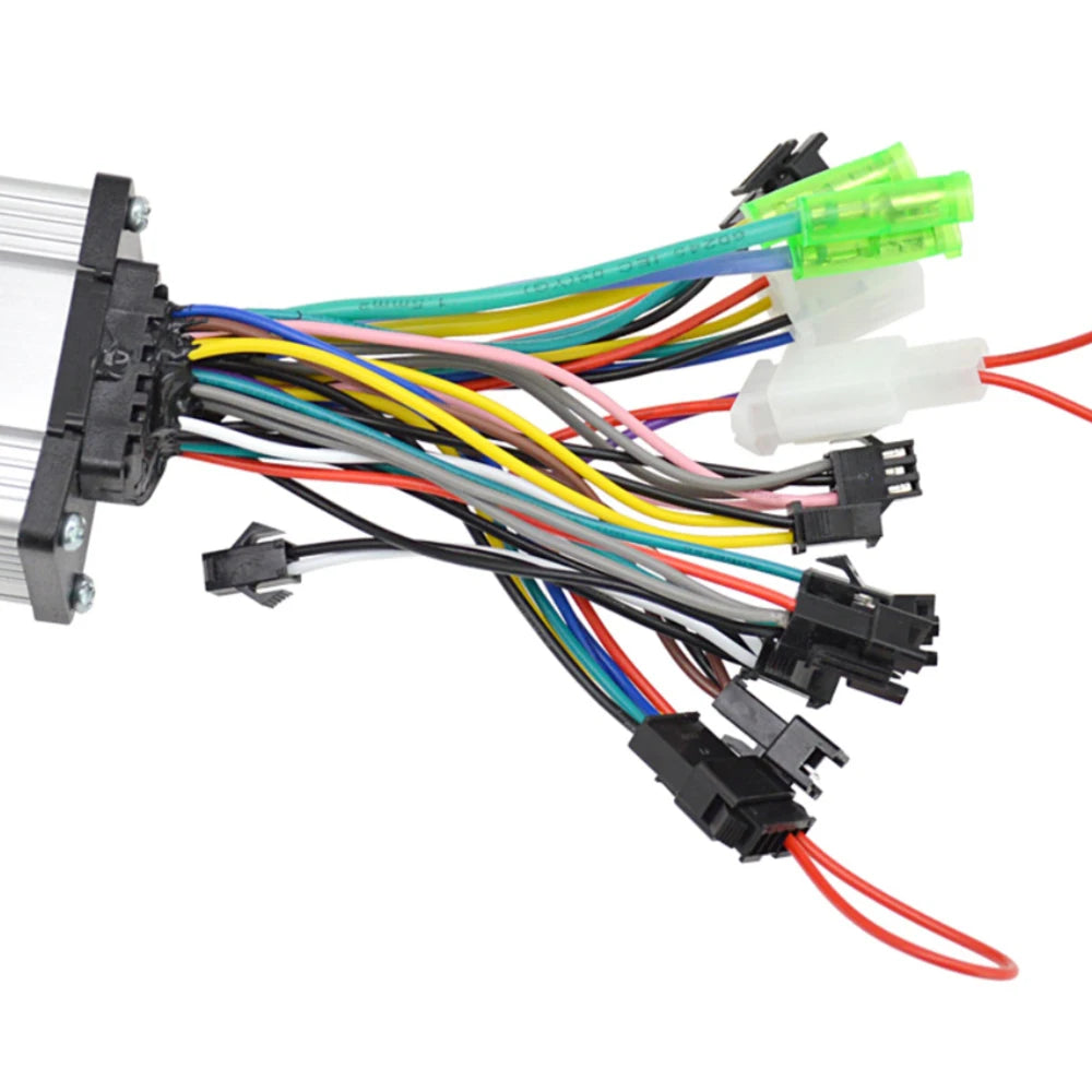 Electric Bike Brushless Motor Controller 24V/36V/48V Dual Drive 250W/350W DC Intelligent Motor Control for E-Bike
