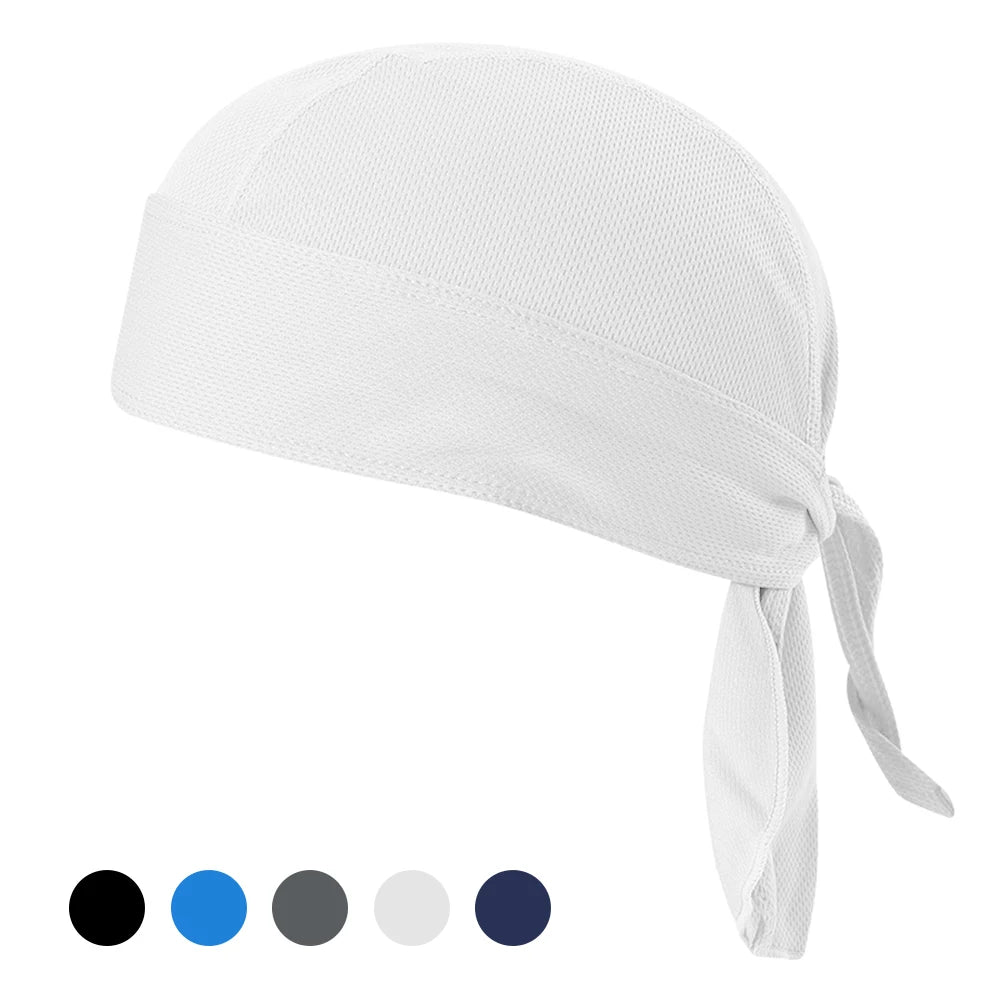 Bicycle Headband Sweat-wicking Cap Cycling Headscarf Quick-dry Sun-Protective Hat Head Scarf for Outdoor Cycling Sport Bandana