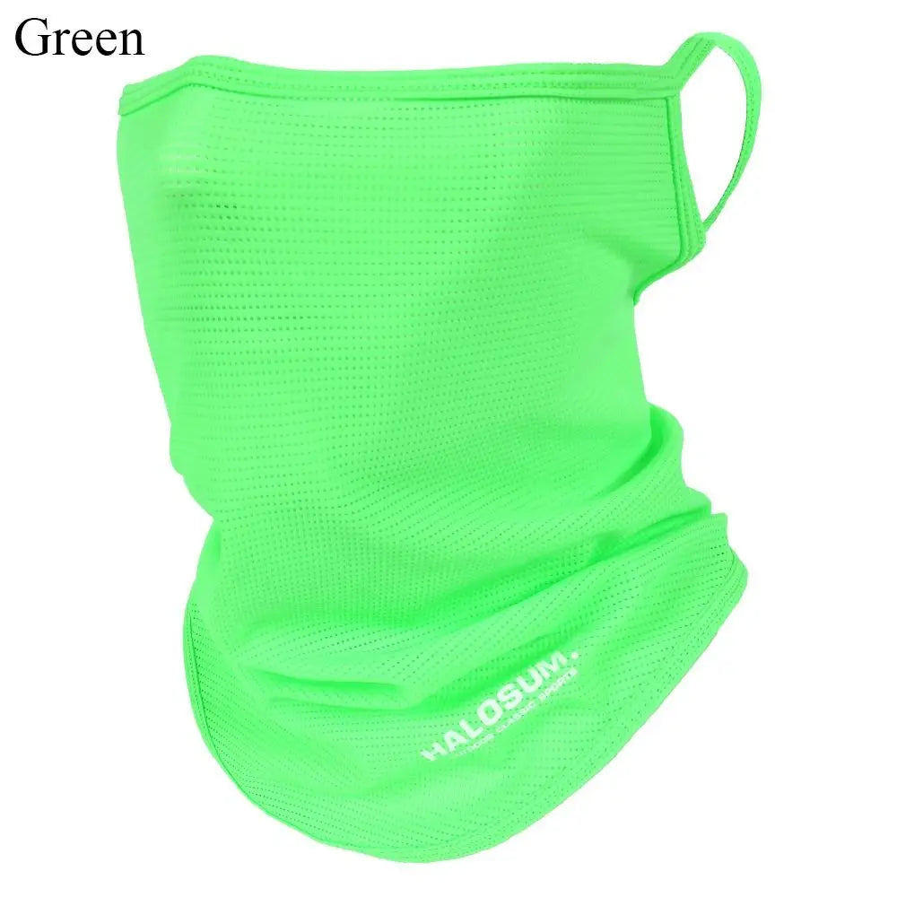Breathable Bike Mask Daily Windproof Dustproof Solid Color Motorcycle Scarf Ice Silk Balaclava Summer