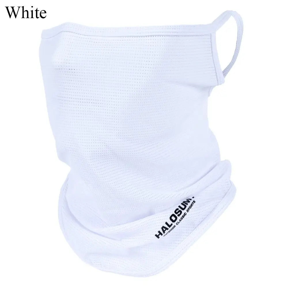Breathable Bike Mask Daily Windproof Dustproof Solid Color Motorcycle Scarf Ice Silk Balaclava Summer