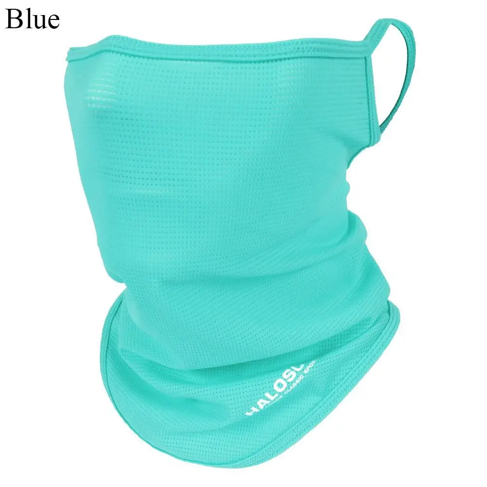Breathable Bike Mask Daily Windproof Dustproof Solid Color Motorcycle Scarf Ice Silk Balaclava Summer