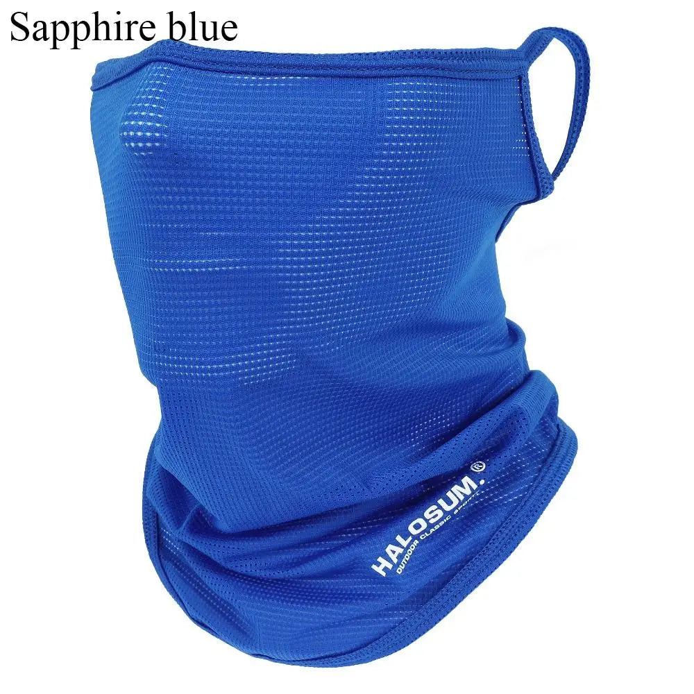 Breathable Bike Mask Daily Windproof Dustproof Solid Color Motorcycle Scarf Ice Silk Balaclava Summer