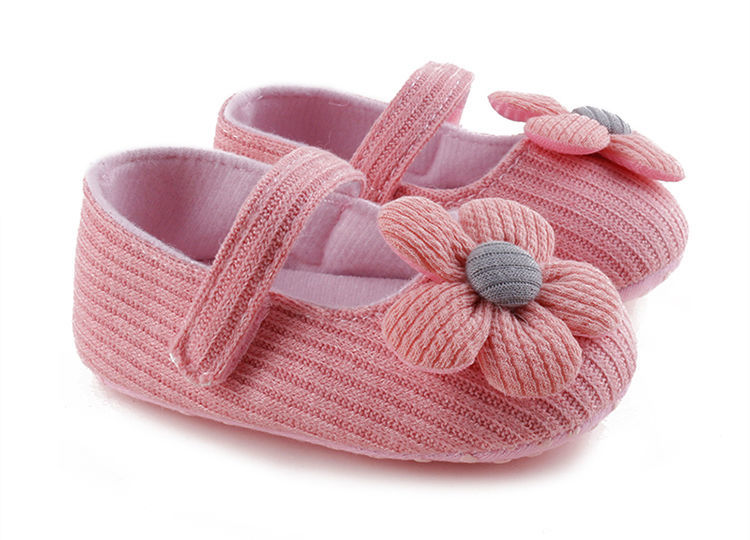 Baby Girls Cute Flower Princess Shoes, Soft Sole Lightweight Breathable Princess Flats, Toddler Shoes For Walking
